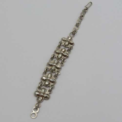 Very small Indian silver bracelet - Scan 92% silver - Weighs 9,4 g