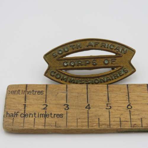 South African Corps of Commissionaires shoulder title - Rarely seen