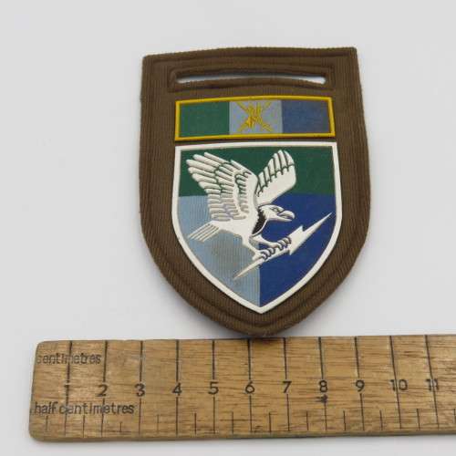 SADF 5 Signals regiment tupperware flash - Right hand side
