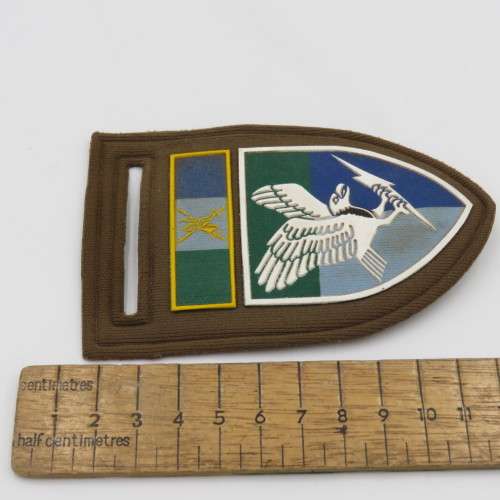 SADF 5 Signals regiment tupperware flash - Right hand side