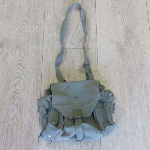 SADF webbing patrol bag with sling - 28 x 30 cm
