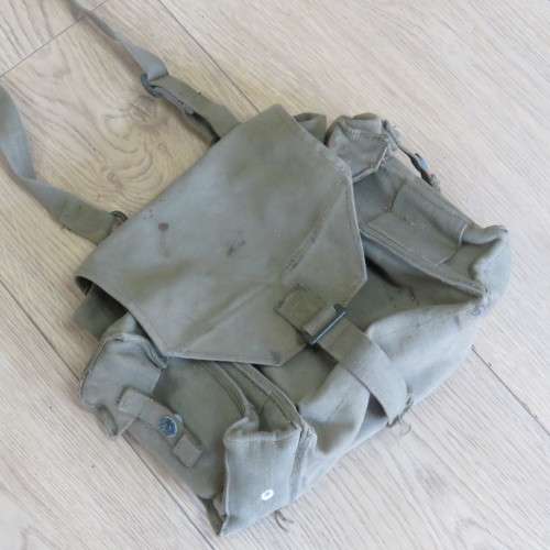 SADF webbing patrol bag with sling - 28 x 30 cm