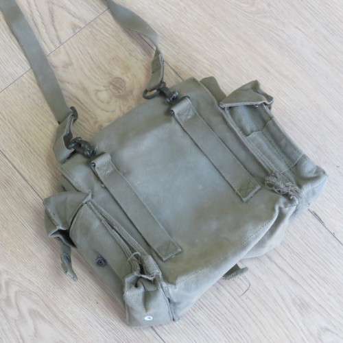 SADF webbing patrol bag with sling - 28 x 30 cm