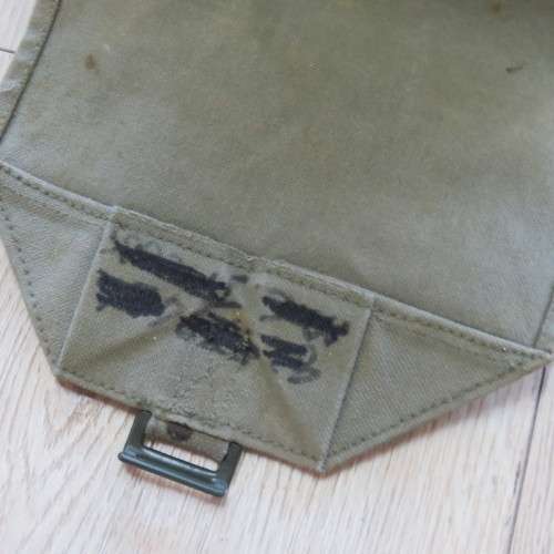 SADF webbing patrol bag with sling - 28 x 30 cm