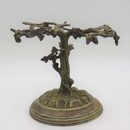 Antique silverplated jewellery tree