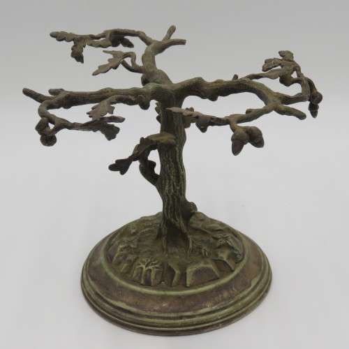 Antique silverplated jewellery tree