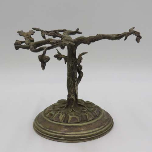 Antique silverplated jewellery tree