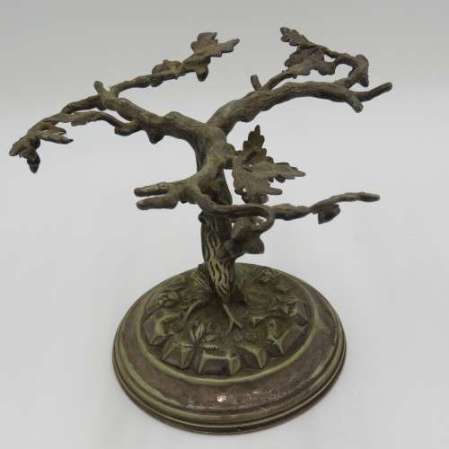 Antique silverplated jewellery tree