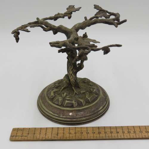 Antique silverplated jewellery tree