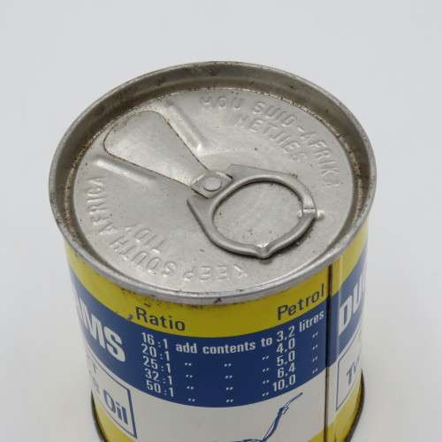 Vintage Duckhams Super 2T two-stroke oil can - Sealed