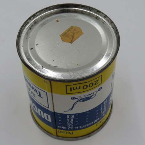 Vintage Duckhams Super 2T two-stroke oil can - Sealed
