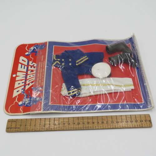 Vintage Armed Forces action figure clothing set - 12 inch figurines like GI Joe