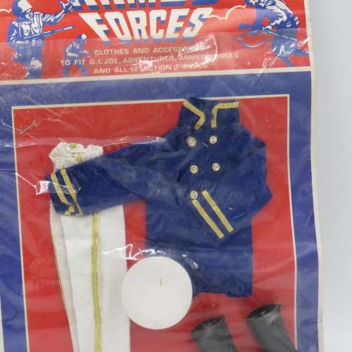 Vintage Armed Forces action figure clothing set - 12 inch figurines like GI Joe