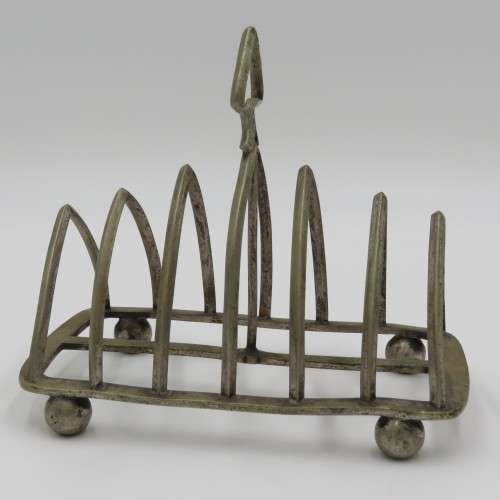 Silverplated toast rack - Antique