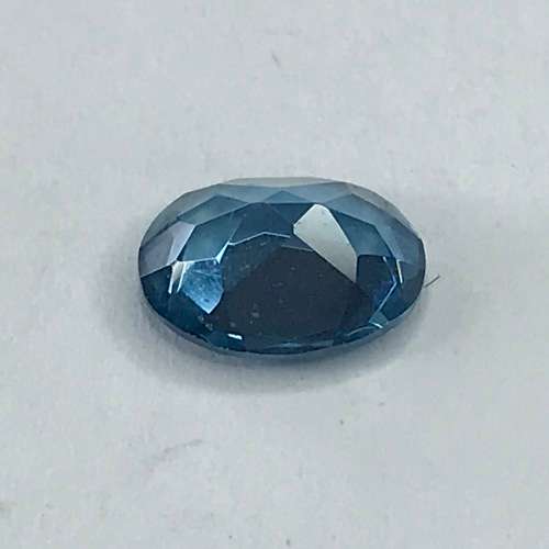 Synthetic Spinel 2,1 Carat Aqua Blue oval stone - @R1 start