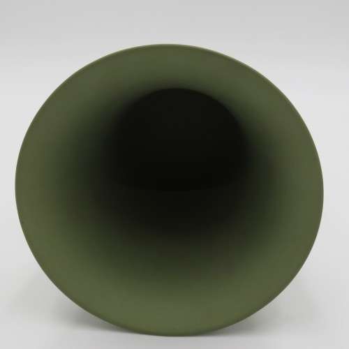 Wedgwood Green Jasperware vase