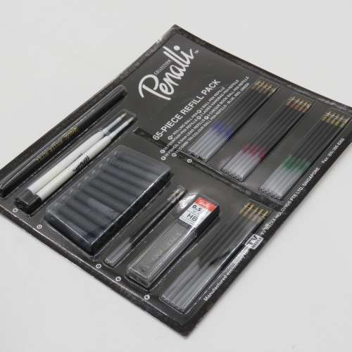 Penalli Pen collection set with 65-piece refill pack