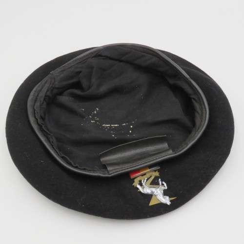 SADF Technical Services Corps beret with badge and balkie - Size 54 cm