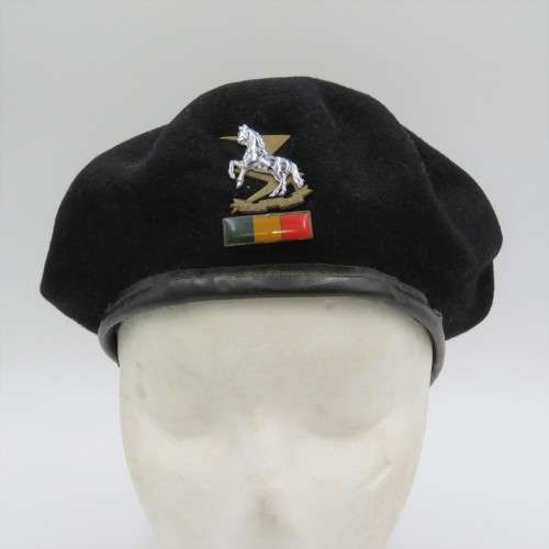 SADF Technical Services Corps beret with badge and balkie - Size 54 cm