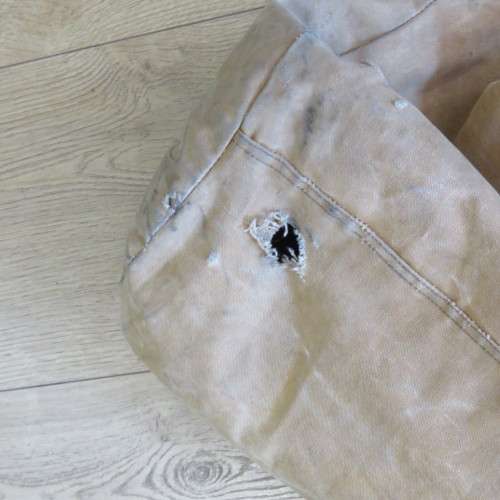 Old SA Army duffel bag / balsak - Well used - Size 111 x 49 cm