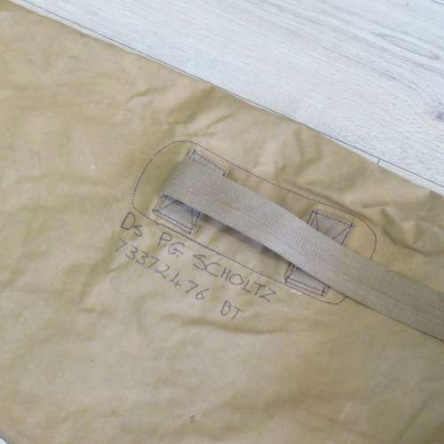 SADF duffle bag / balsak of DS. P.G. Scholtz - Size 103 x 52 cm