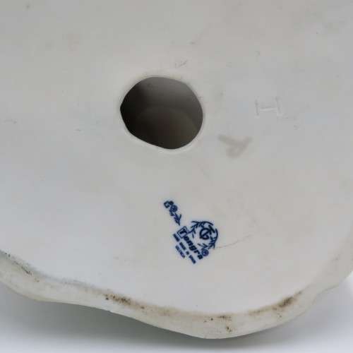 Vintage Tengra Spanish porcelain man with dog figurine