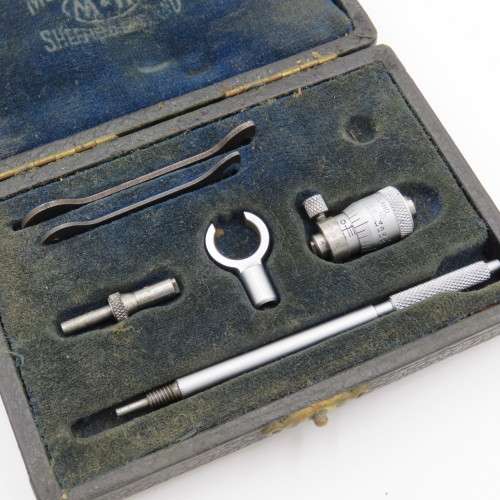 Vintage Moore and Wright internal micrometer