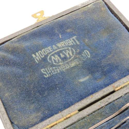 Vintage Moore and Wright internal micrometer