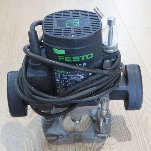 Festool Festo OF 2000 E router - Working - No accessories - 29 cm high - Base 15 x 17 cm