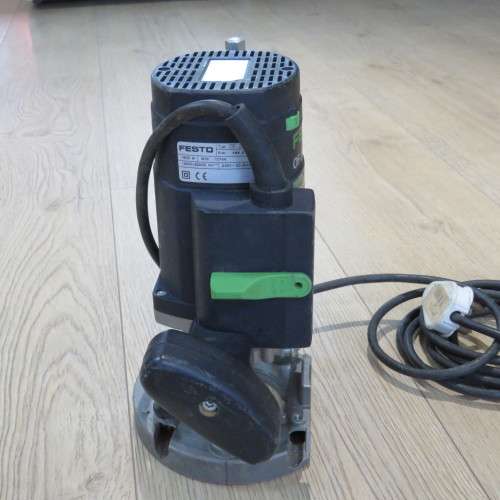 Festool Festo OF 2000 E router - Working - No accessories - 29 cm high - Base 15 x 17 cm