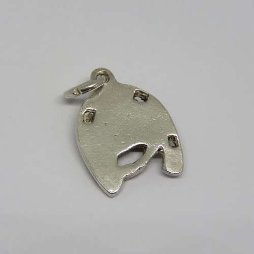 Vintage silver Equestrian horse shoe charm - Weighs 4,3 g