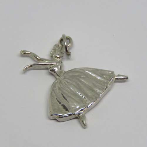 Vintage silver ballerina charm - Weighs 5,8 grams