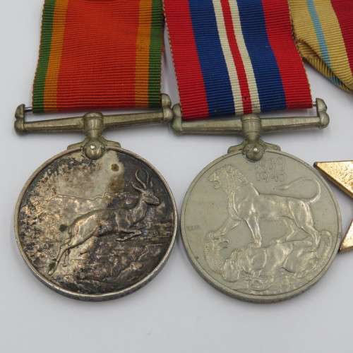 Set of 4 WW2 medals issued to SAP195937 M.M.C. Crous