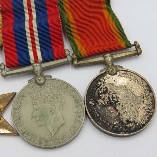 Set of 4 WW2 medals issued to SAP195937 M.M.C. Crous
