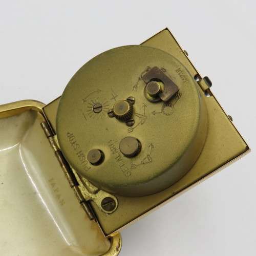 Vintage Seiko Mechanical bedside alarm clock - Working