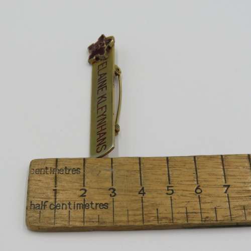 SA Medical Service Corps name tag - Elaine Kleynhans