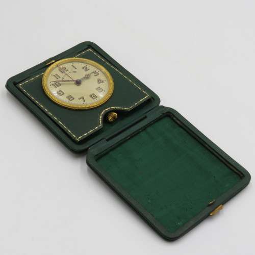 Vintage Traveling pocket alarm clock in case - Not working