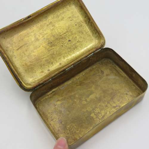 WW1 brass 1914 Christmas tin