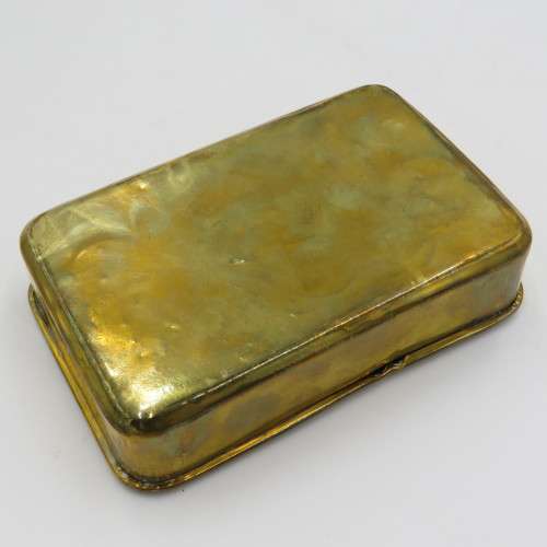 WW1 brass 1914 Christmas tin