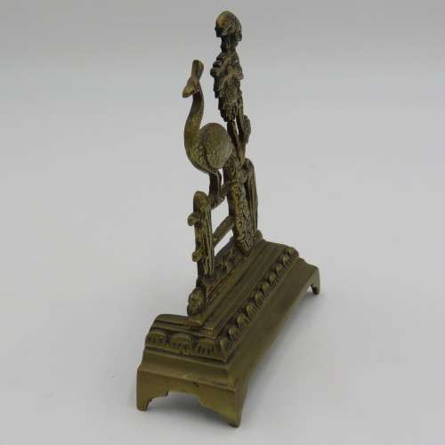 Vintage Peacock design brass ornament