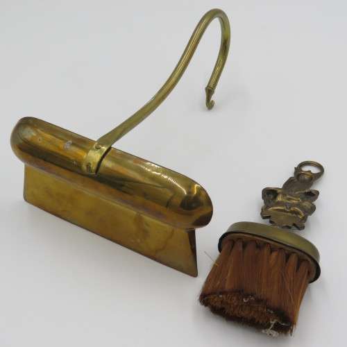 Antique Dartmoore Pixie bread crumb catcher brush and shovel