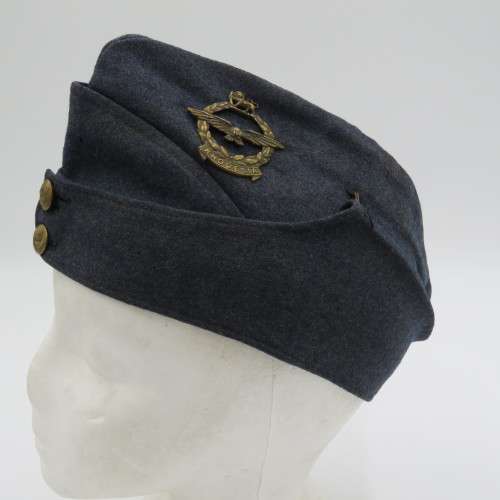 WW2 Rhodesian Air Force Side cap with rank epaulettes - Cap size 54 cm