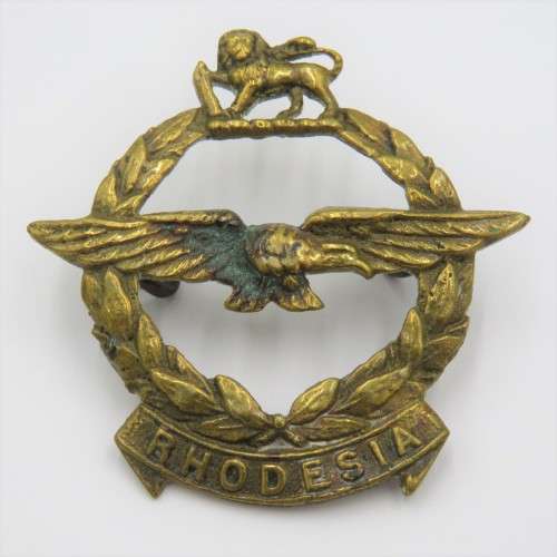 WW2 Rhodesia Air Force cap badge