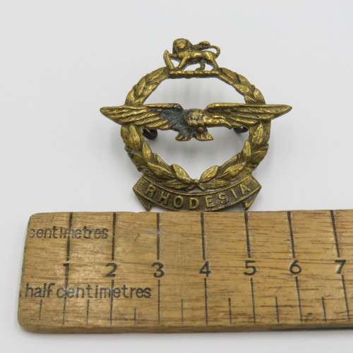 WW2 Rhodesia Air Force cap badge