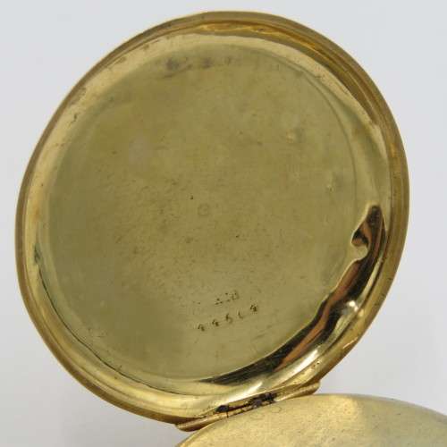 Antique 18kt Gold pocketwatch with small dial - Working - No key