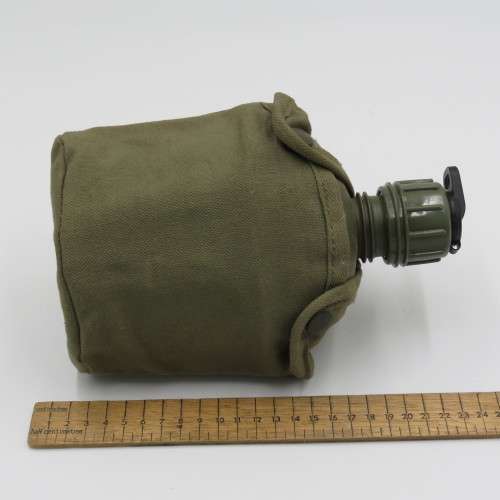 SADF water bottle with fire bucket and NBC cap in pouch