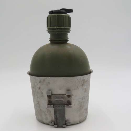 SADF water bottle with fire bucket and NBC cap in pouch