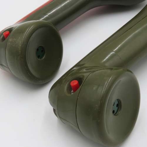 Pair of British Military STC Field telephones - British Patent 737541 - Not tested