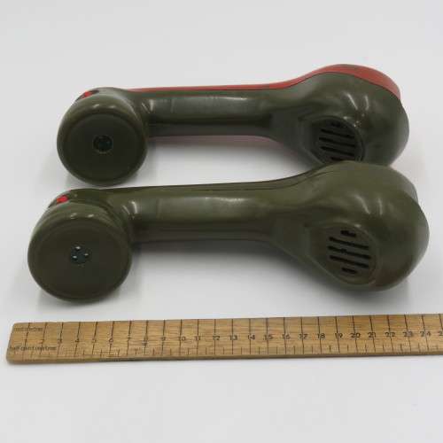 Pair of British Military STC Field telephones - British Patent 737541 - Not tested