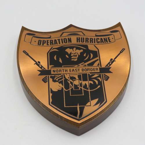 Rhodesia Operation Hurricane North East Border plaque - In box